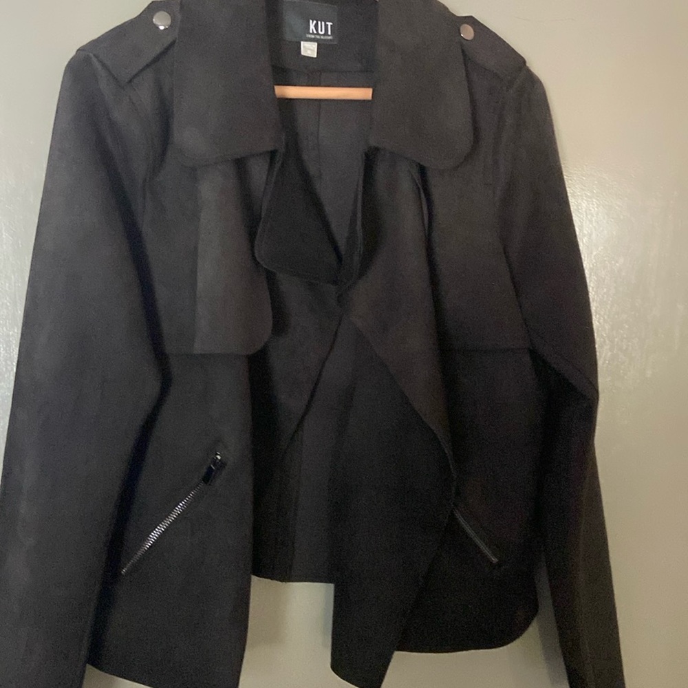 NWOT Kut from the Kloth Moto Jacket, Black, Size XL